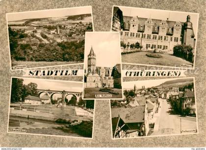 Stadtilm Teilansichten Rathaus Schwimmbad