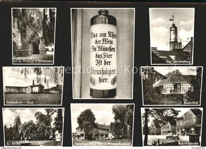 Steinhagen Westfalen Kirchenportal Volksschule Ev Kirche Schlichtekrug Bauernhof