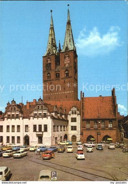 Stendal Marktplatz Marienkirche