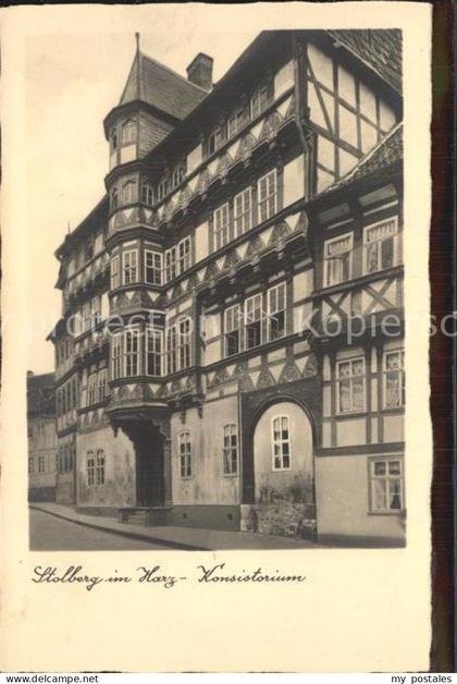 Stolberg Harz Konsistorium