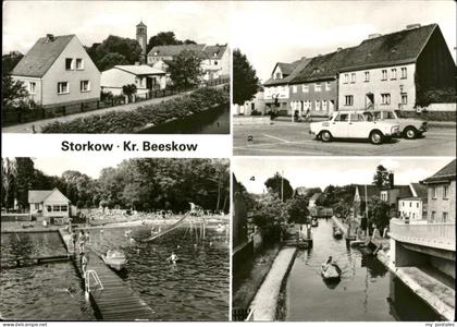 Storkow Mark Markt Freibad Schleuse