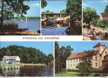 Storkow Mark See Kanal Schleuse Strandbad