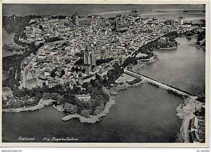 Stralsund Mecklenburg Vorpommern Stralsund Fliegeraufnahme