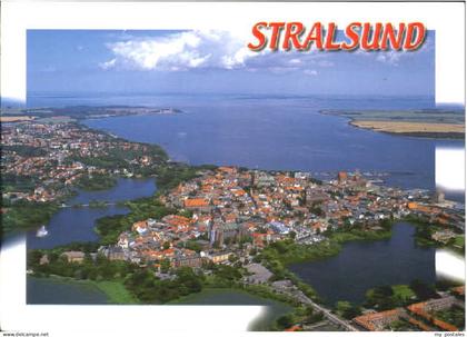 Stralsund Mecklenburg Vorpommern Stralsund Fliegeraufnahme x 2004