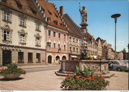 Straubing Ludwigsplatz Brunnen