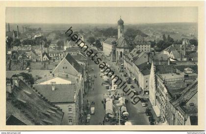Straubing - Theresienplatz und Jesuitenkirche