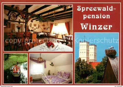 Straupitz Spreewaldpension Winzer Gastsstube Bootspartie Zimmer Storchennest