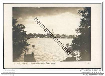 Strausberg - Panorama von Strausberg - Foto-AK