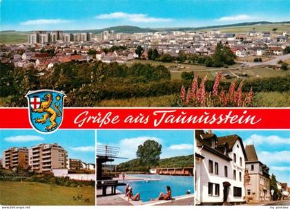 Hahn Taunusstein Panorama Wohnblocks Schwimmba Gasthaus