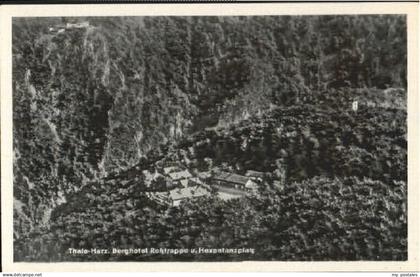 Thale Harz Thale Hotel Rosstrappe Hexentanzplatz o 1956