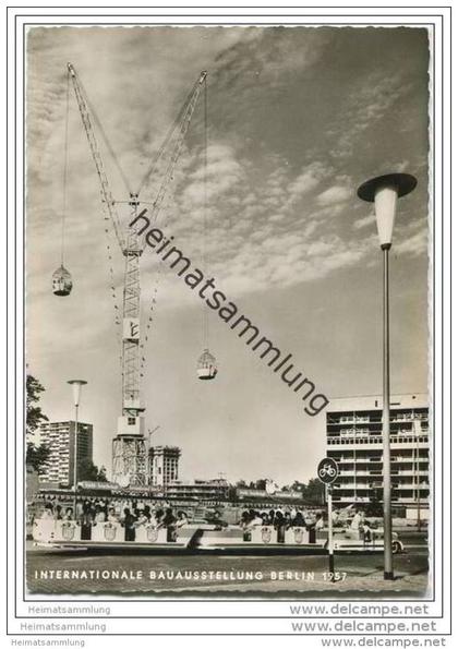 Berlin - Hansaviertel - Internationale Bauausstellung Berlin 1957 - Foto-AK Grossformat