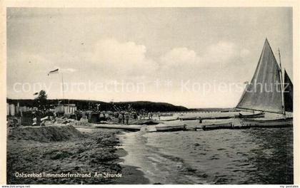 Timmendorfer Strand Strand Segelboot