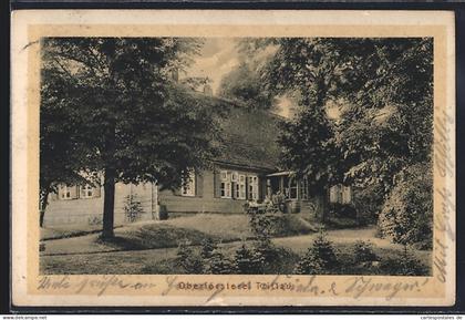 AK Trittau, Oberförsterei mit Garten