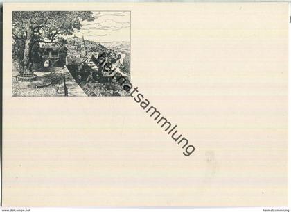 Tübingen - Blick von der Schlosslinde - Verlag Gebr. Metz Tübingen