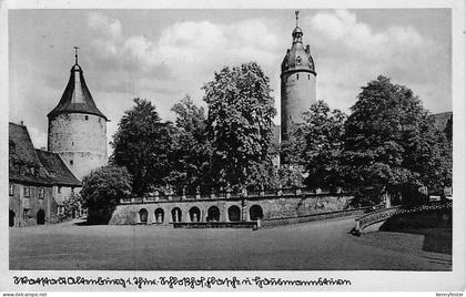 Altenburg Thueringen Schlosshof Tuerme Kat. Altenburg