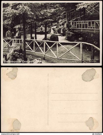 Ansichtskarte Georgenthal (Thüringen) Radiumquelle Georgenthal Vogtland 1940