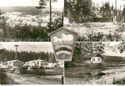 Hinternah Panorama Muehlberg Bergbaude Bungalowanlage Partie am Kohlbach