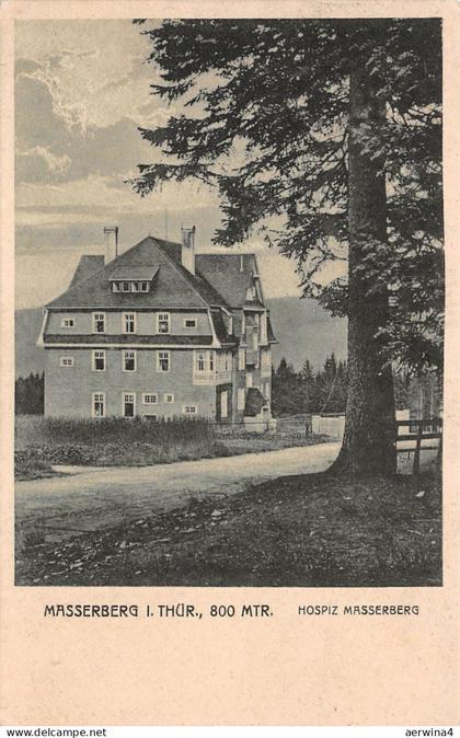 Masserberg i. Thür. Hospiz Masserberg Postkarte 1924
