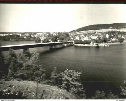 Saalburg-Ebersdorf Saalburg See Talsperre ungelaufen ca. 1965