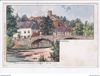 THURINGE: tannroda, illustration, pont - très bon état