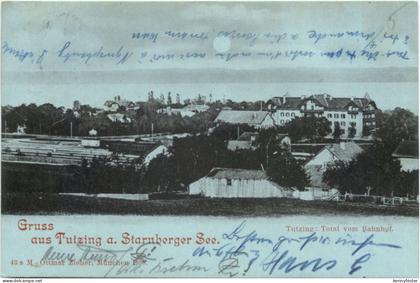 Gruss aus Tutzing - Litho