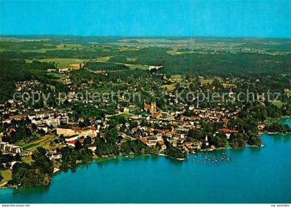 Tutzing Starnbergersee Fliegeraufnahme