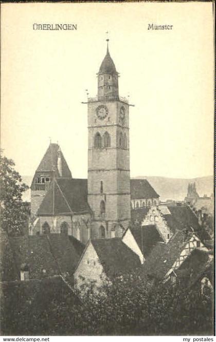 ueberlingen Bodensee ueberlingen Muenster ungelaufen ca. 1910