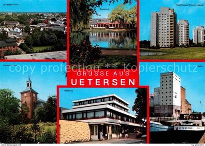 Uetersen Hochhaeuser Klosterkoppel Hafen Klosterkirche