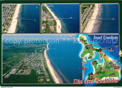 Insel Usedom Fliegeraufnahme