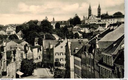 Vilsbiburg Hauptstrasse mit Blick auf Mariahilf Kirche