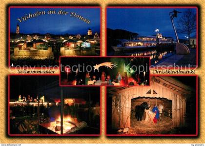 Vilshofen Donau Schwimmender Christkindlmarkt
