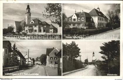 Voehringen Iller Kirche Apotheke Schulhaus Bahnhofstrasse Illerstrasse
