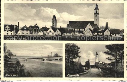 Voehringen Iller Ortsansicht mit Kirche Illerbruecke