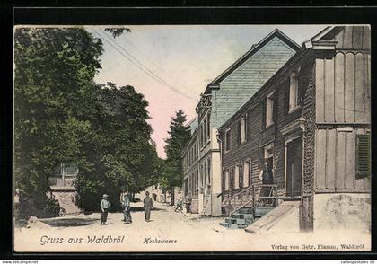 AK Waldbröl, Blick auf die Hochstrasse