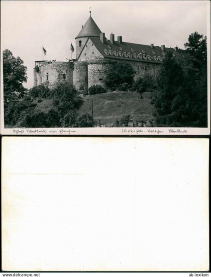Ansichtskarte Waldeck (am Edersee) Schloss Waldeck 1938