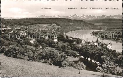Waldshut-Tiengen Alpenkette Kaiserstock Churfirsten