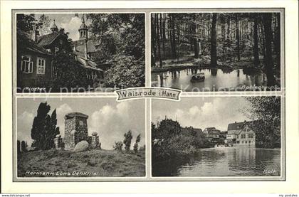 Walsrode Lueneburger Heide Walsrode Hann. Hermann Loens Denkmal Bohlenbach Kolk