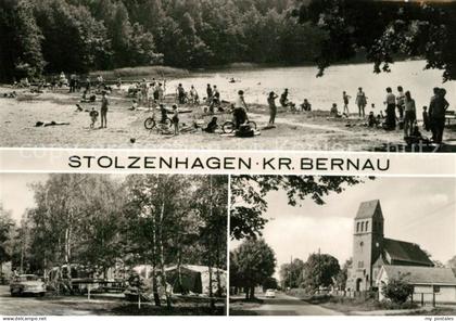 Stolzenhagen Wandlitz Campingplatz Kirche Strandbad