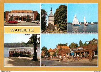 Wandlitz Bahnhof Wandltzsee Hist Kirche Segelegatta Prenzlauer Strasse