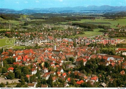 Wangen Allgaeu Fliegeraufnahme Gesamtansicht