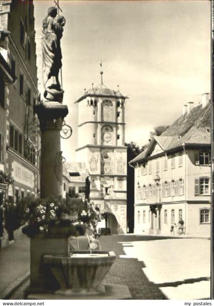 Wangen Allgaeu Wangen Tor ungelaufen ca. 1965