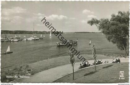 Berlin - Am Wannsee - Ausflugsdampfer "Lankwitz" - Foto-AK 50er Jahre - Verlag Klinke & Co. Berlin