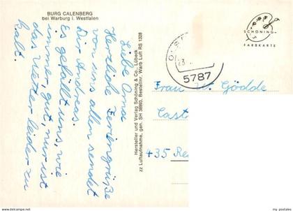 Warburg Westfalen Burg Calenberg