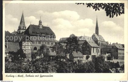 Warburg Westfalen Rathaus Gymnasium
