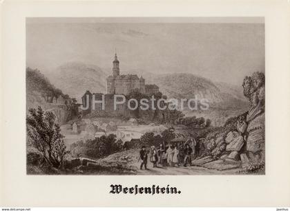 Weesenstein by R. Roberts - Sachsische Burgen - Saxon Castles - DDR Germany - unused