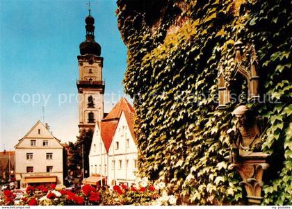 Weiden Oberpfalz Lampentraeger am Rathaus