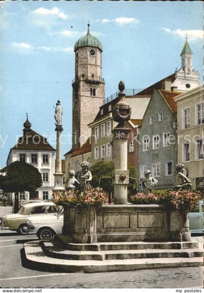 Weilheim Oberbayern Marienbrunnen