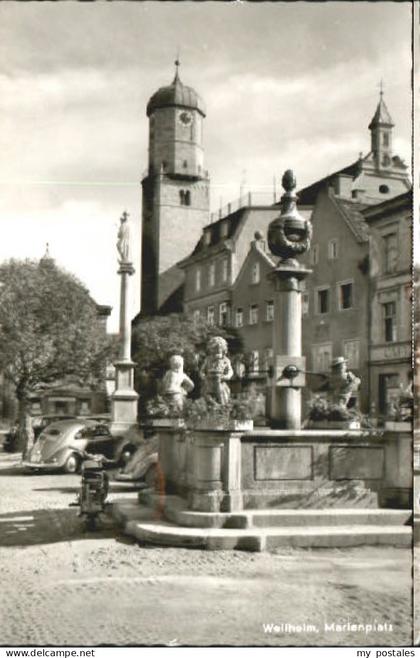 Weilheim Oberbayern Platz x 1962