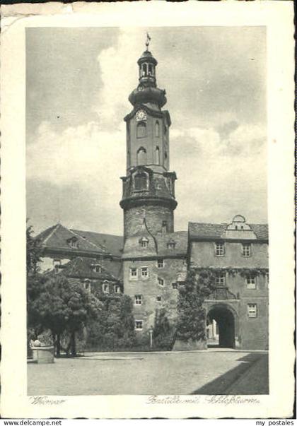 Weimar Thueringen Weimar Bastille Turm