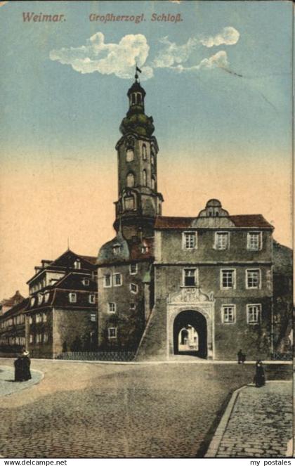 Weimar Thueringen Weimar Schloss